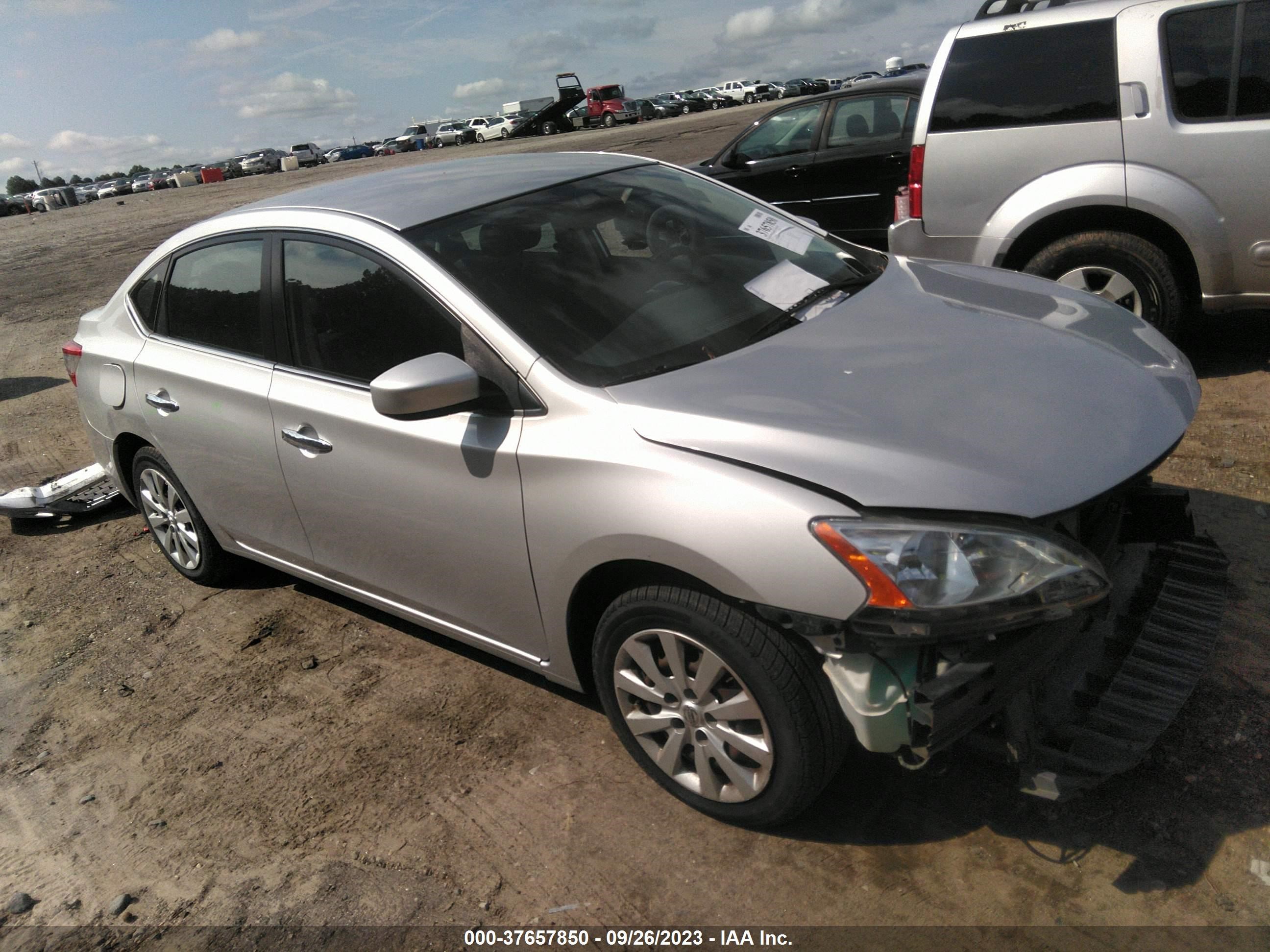 nissan sentra 2014 3n1ab7ap4ey231664