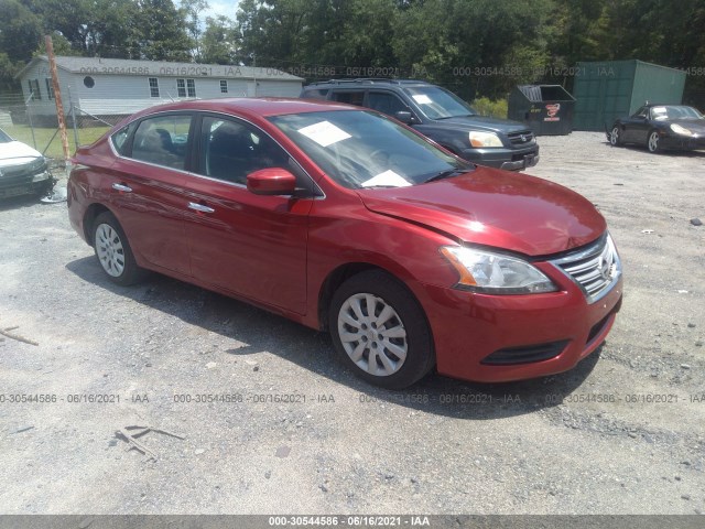 nissan sentra 2014 3n1ab7ap4ey260923