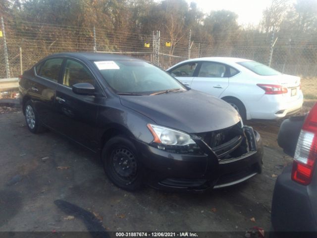 nissan sentra 2014 3n1ab7ap4ey264583