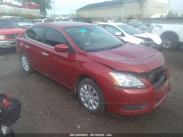 nissan sentra 2014 3n1ab7ap4ey286583