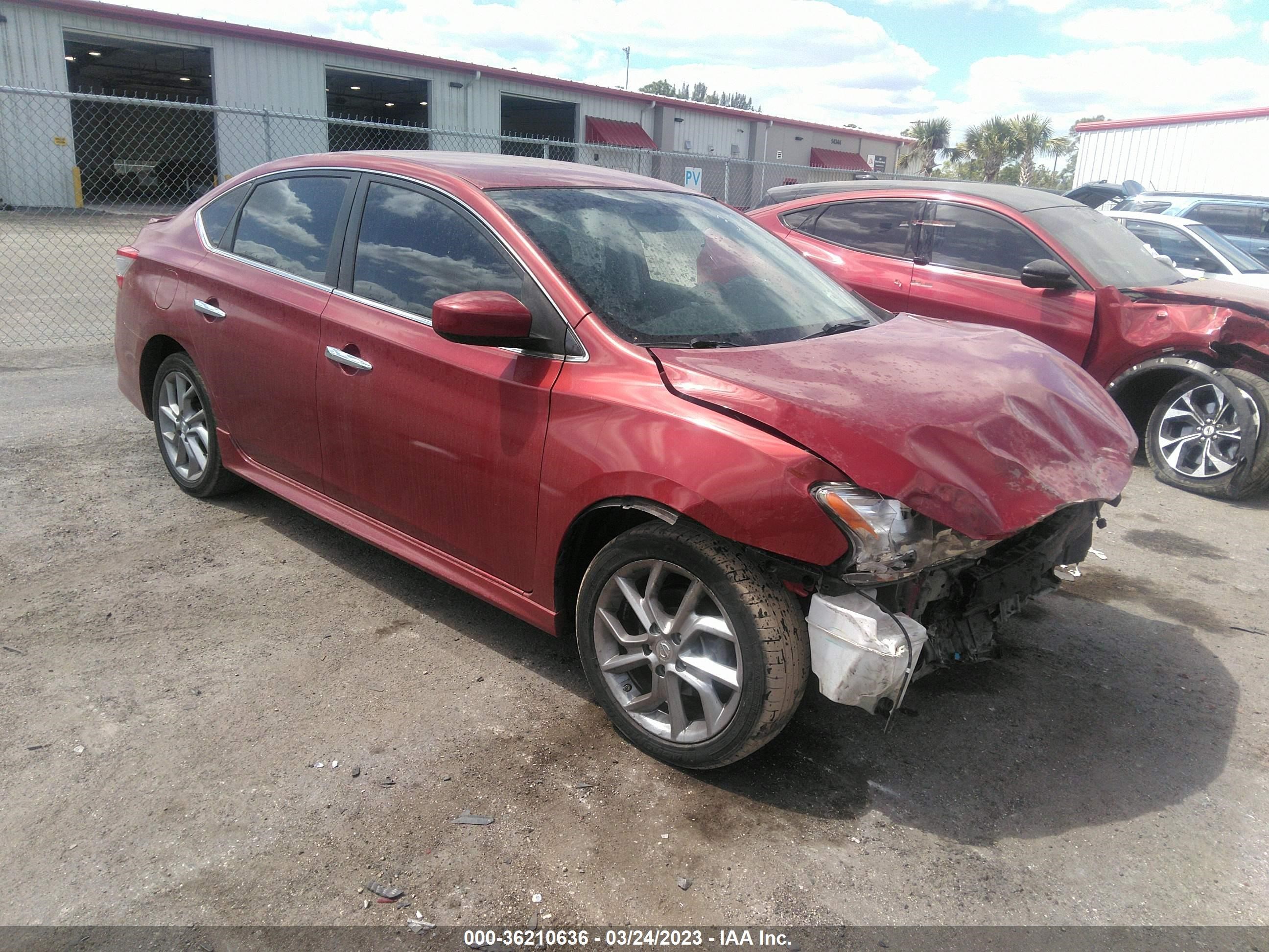 nissan sentra 2014 3n1ab7ap4ey312924