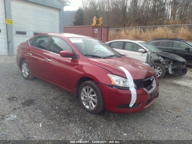 nissan sentra 2014 3n1ab7ap4ey317136