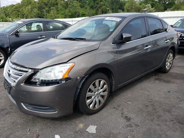 nissan sentra s 2015 3n1ab7ap4fl645705