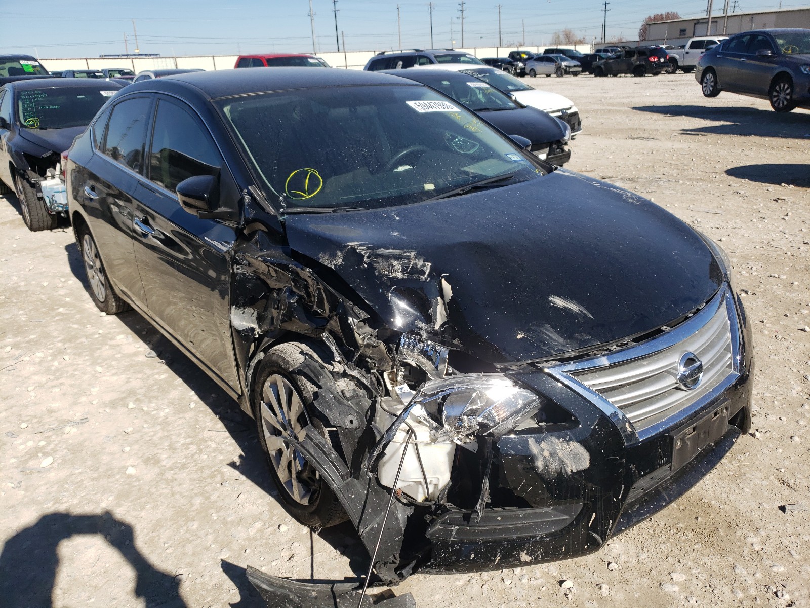 nissan sentra s 2015 3n1ab7ap4fy383977