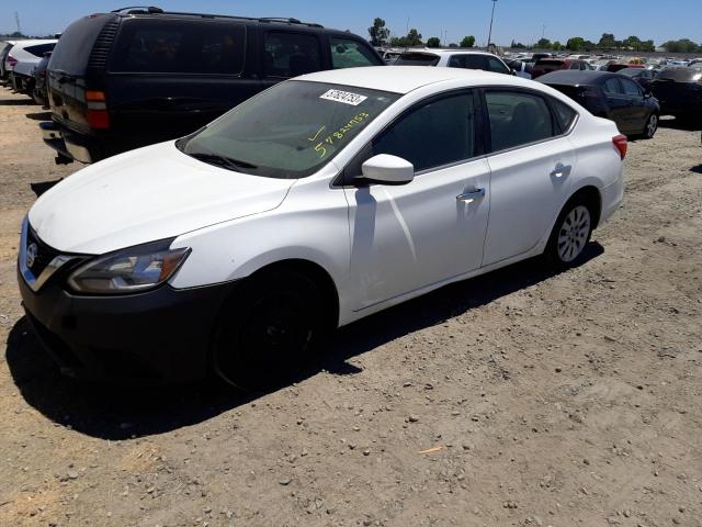 nissan sentra s 2017 3n1ab7ap4hy296146