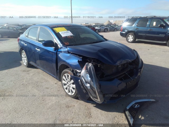 nissan sentra s 2017 3n1ab7ap4hy373470