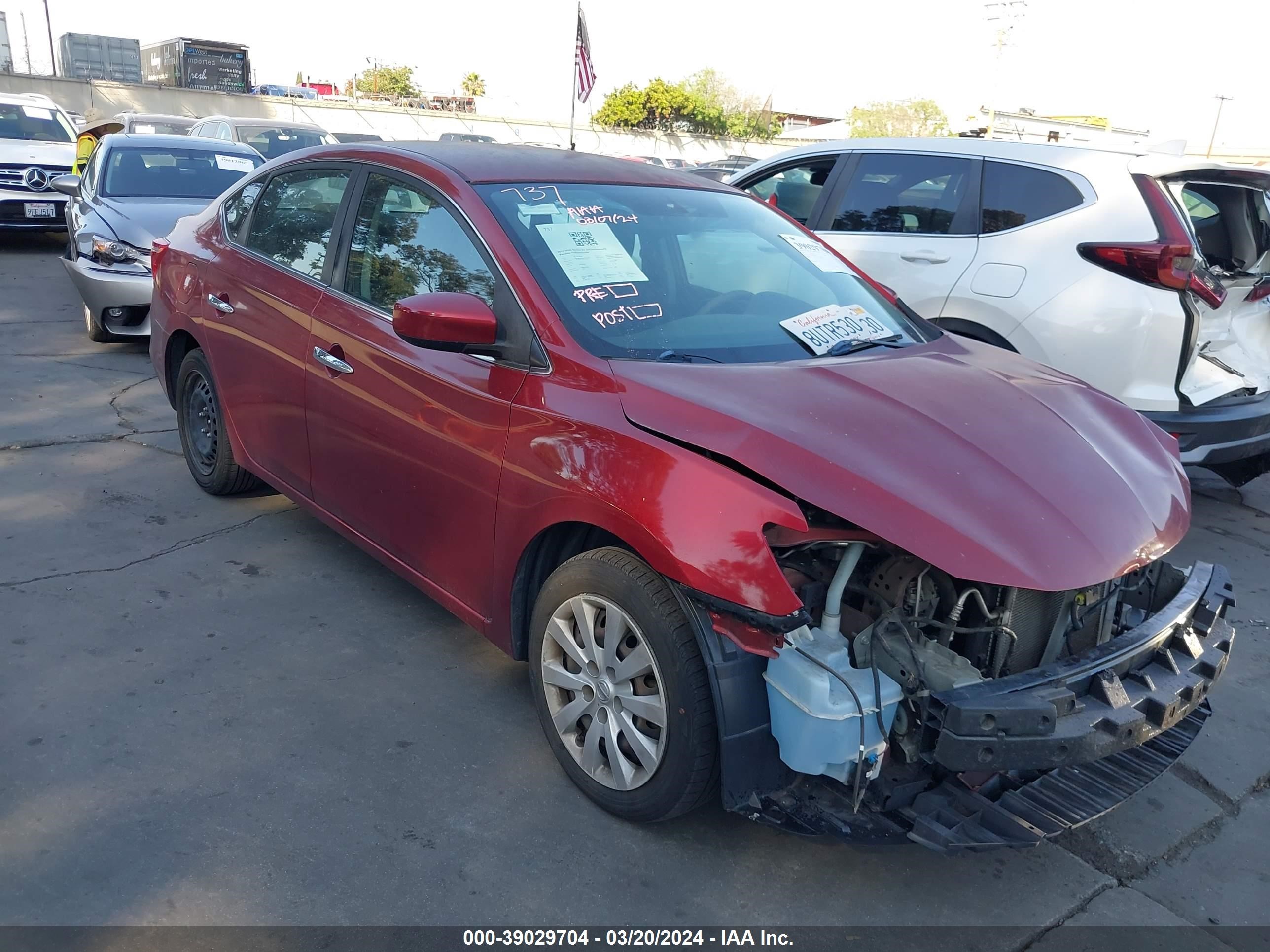 nissan sentra 2017 3n1ab7ap4hy383061