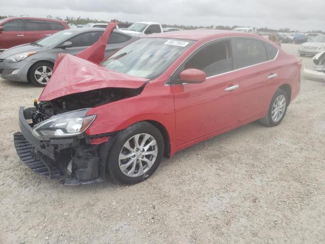 nissan sentra s 2018 3n1ab7ap4jl662156