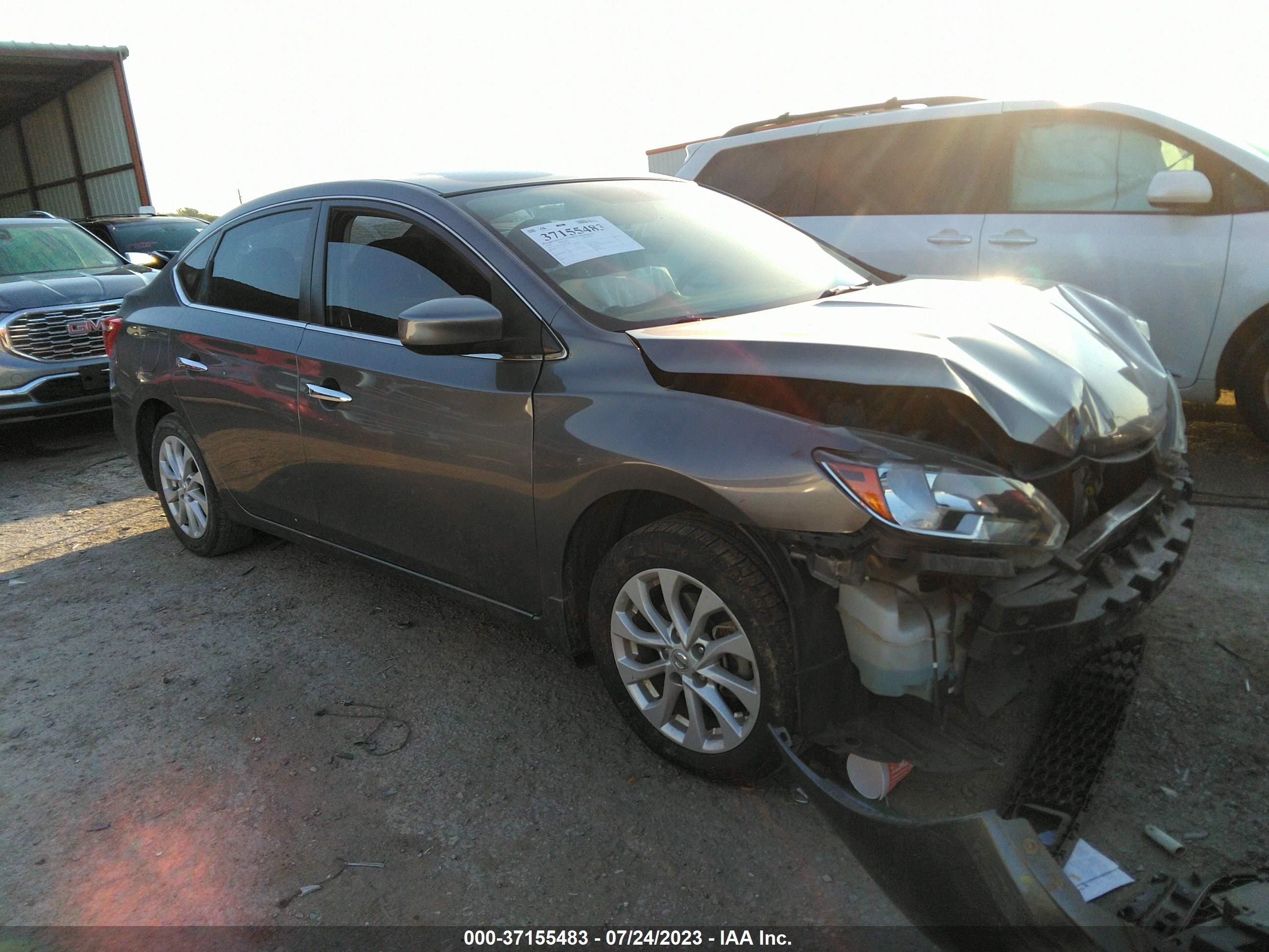 nissan sentra s 2018 3n1ab7ap4jy213692