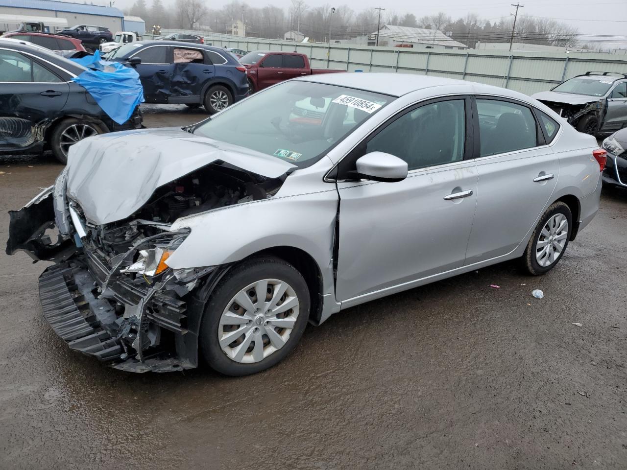 nissan sentra 2018 3n1ab7ap4jy234557