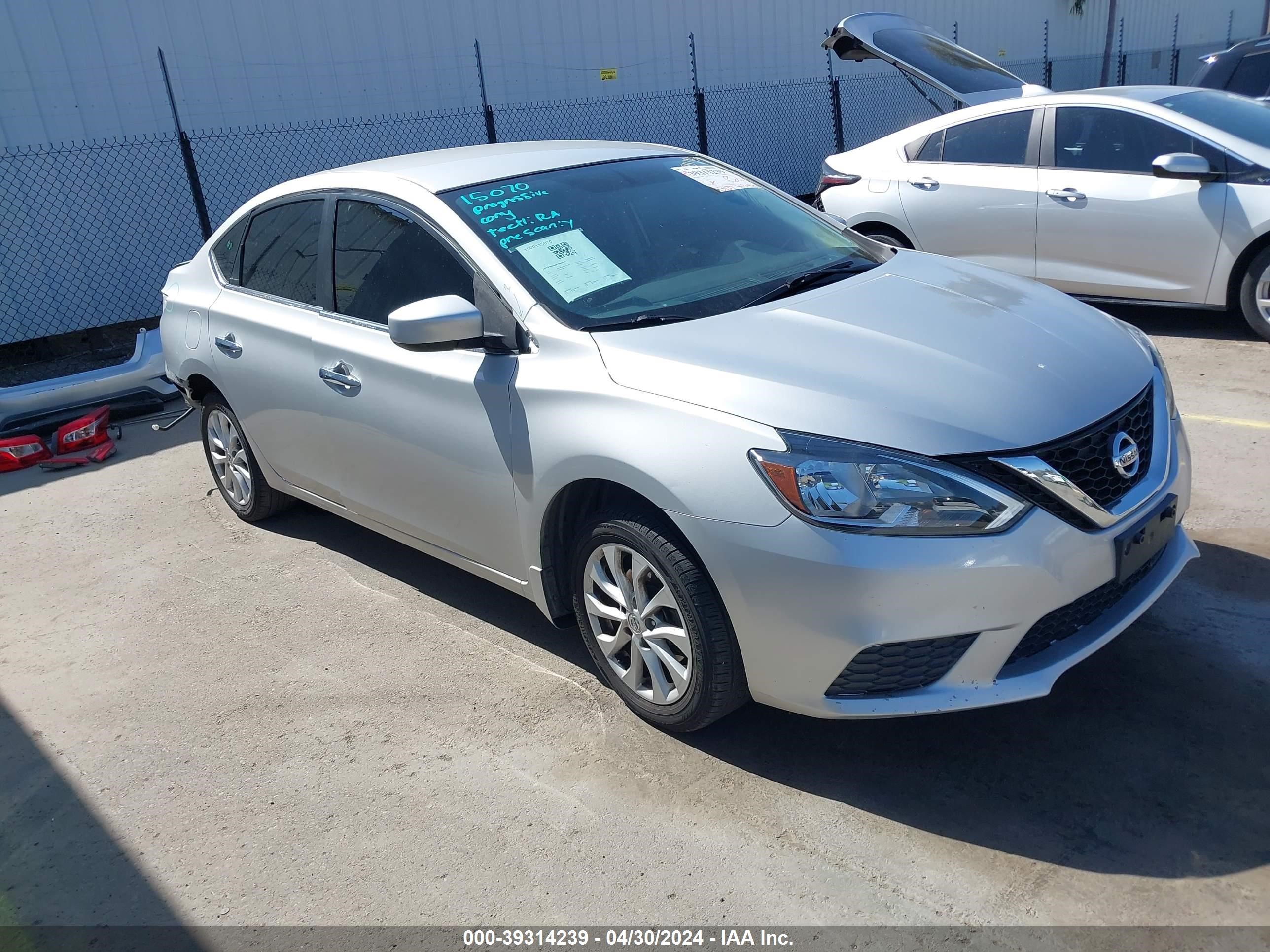 nissan sentra 2019 3n1ab7ap4ky221955