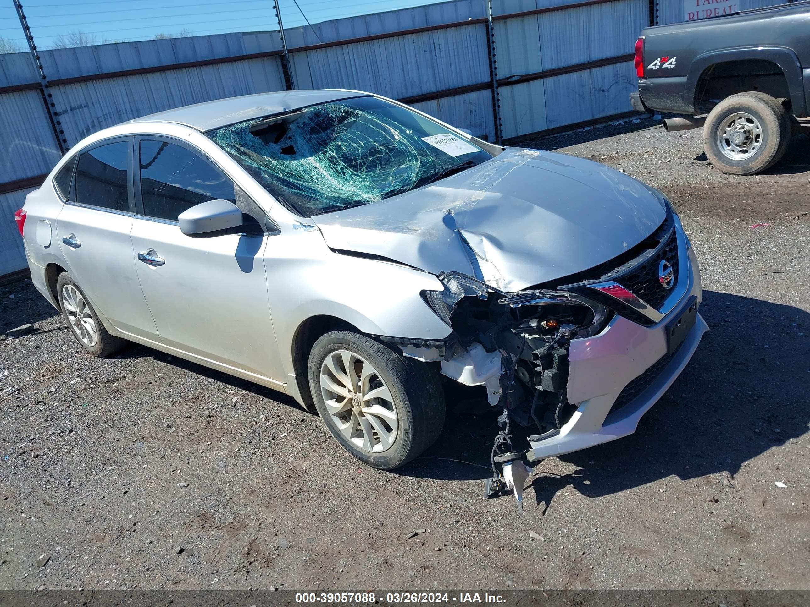 nissan sentra 2019 3n1ab7ap4ky262702