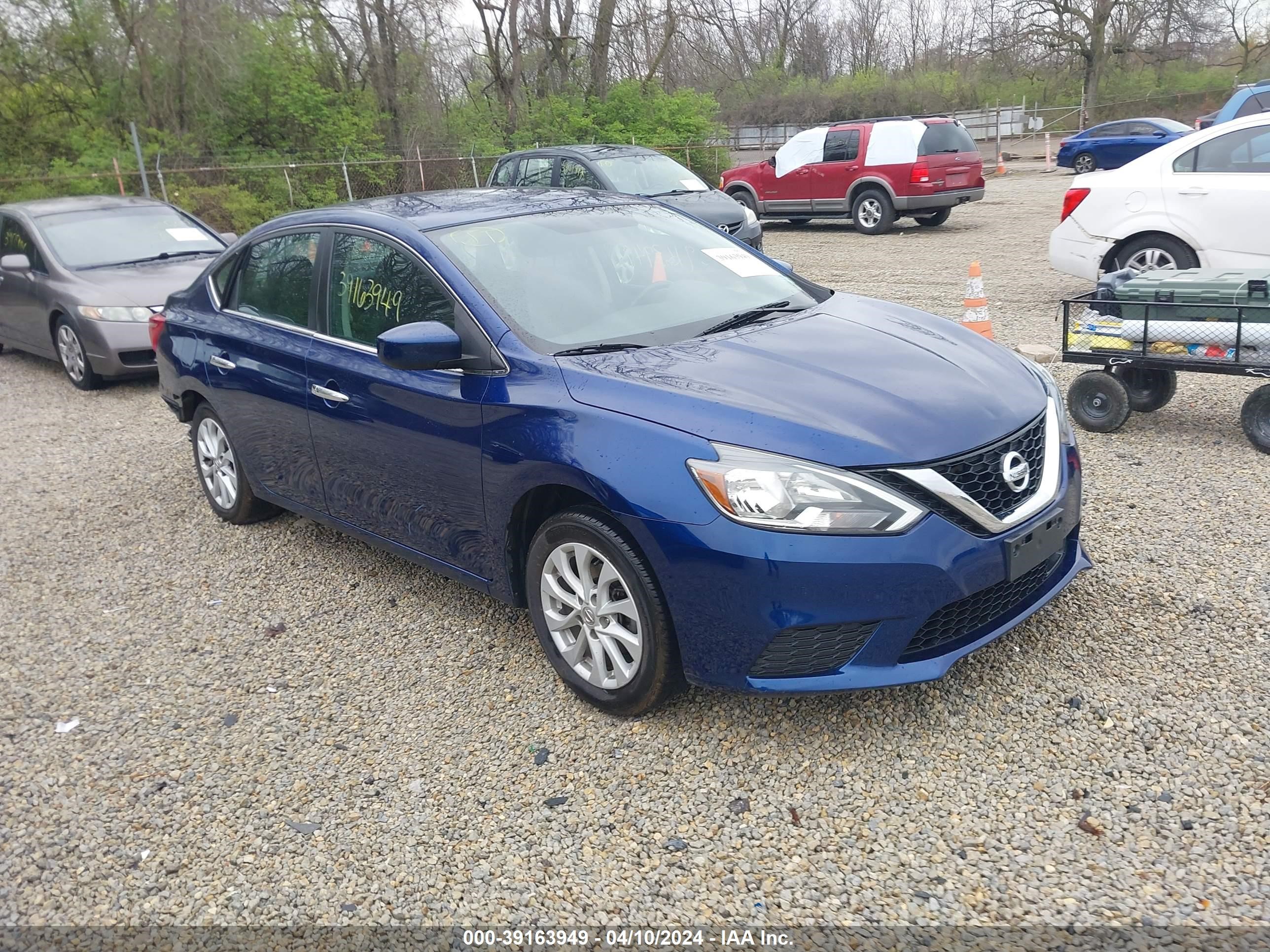 nissan sentra 2019 3n1ab7ap4ky308996