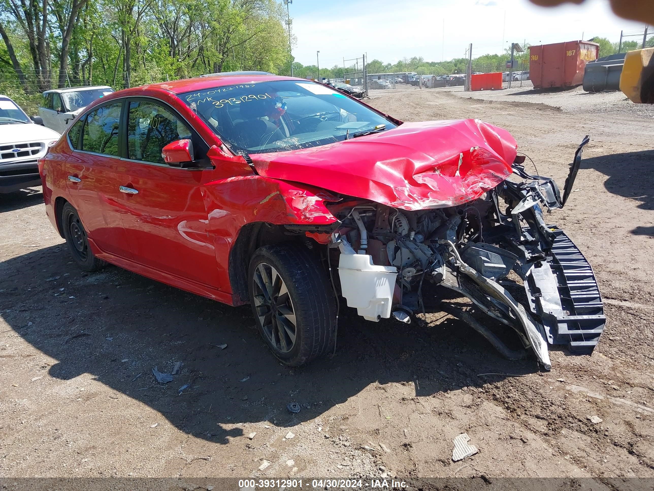 nissan sentra 2019 3n1ab7ap4ky335499