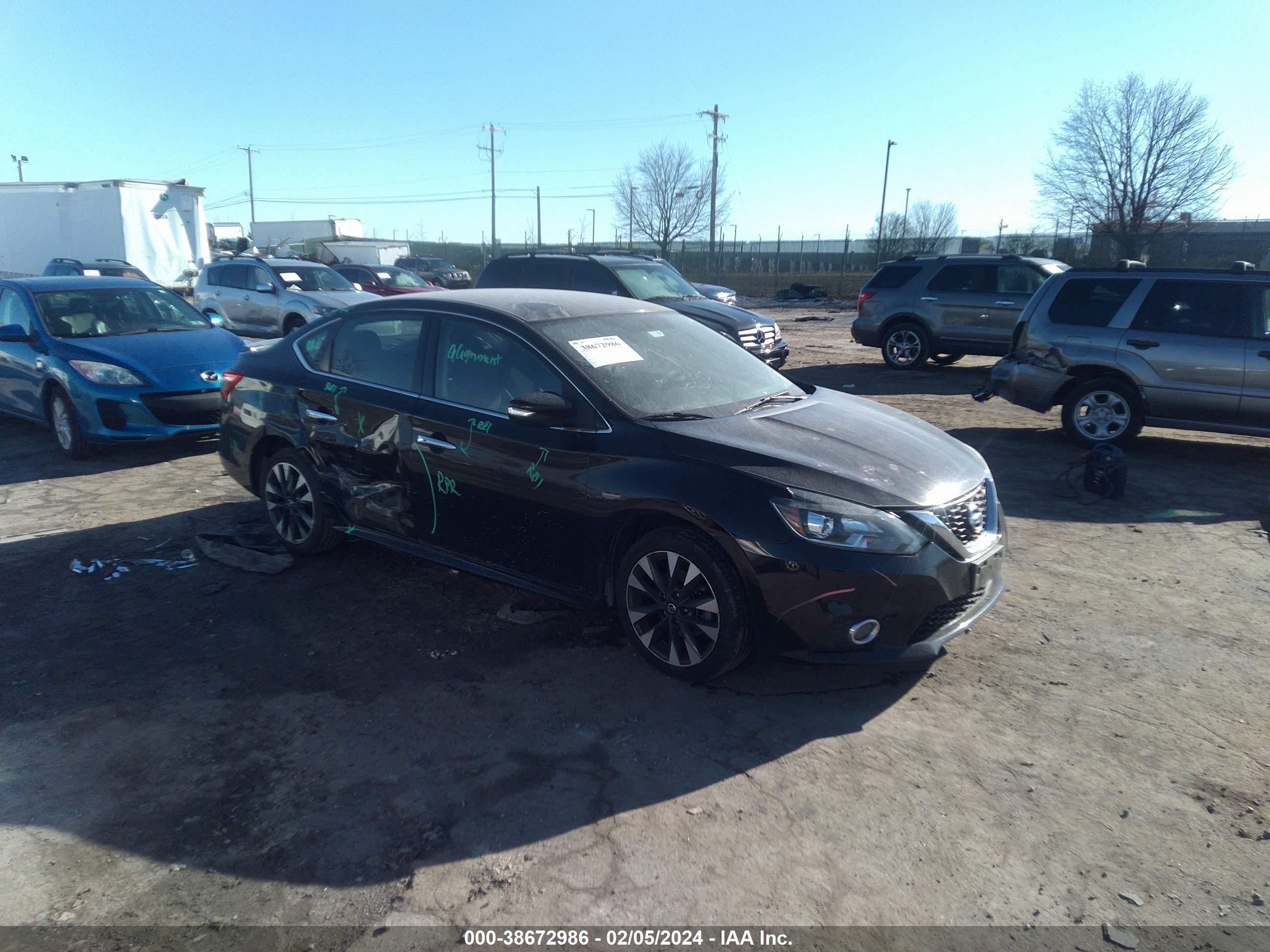 nissan sentra 2019 3n1ab7ap4ky373623