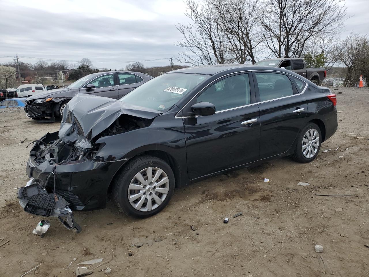 nissan sentra 2019 3n1ab7ap4ky379888