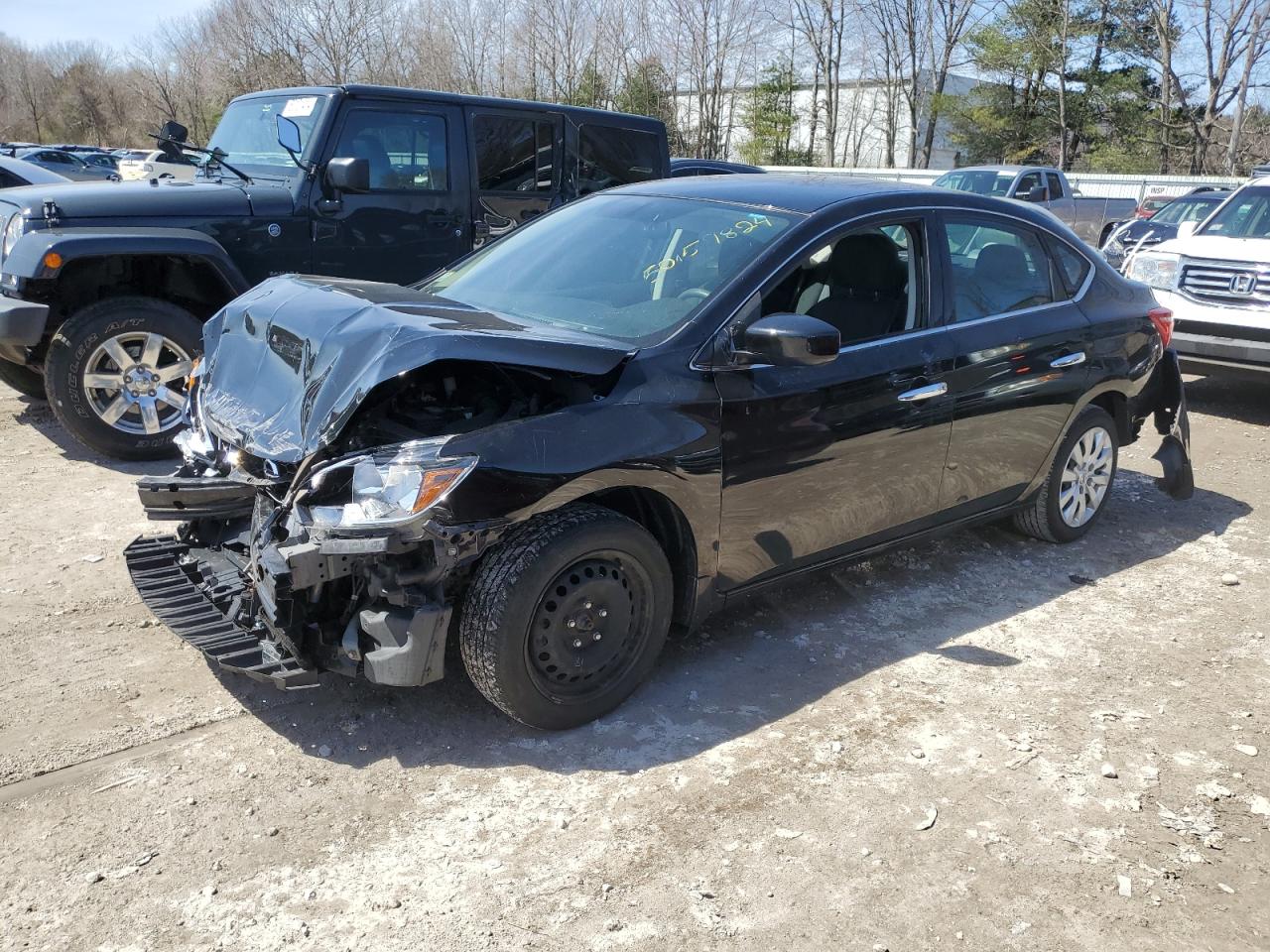 nissan sentra 2019 3n1ab7ap4ky453410