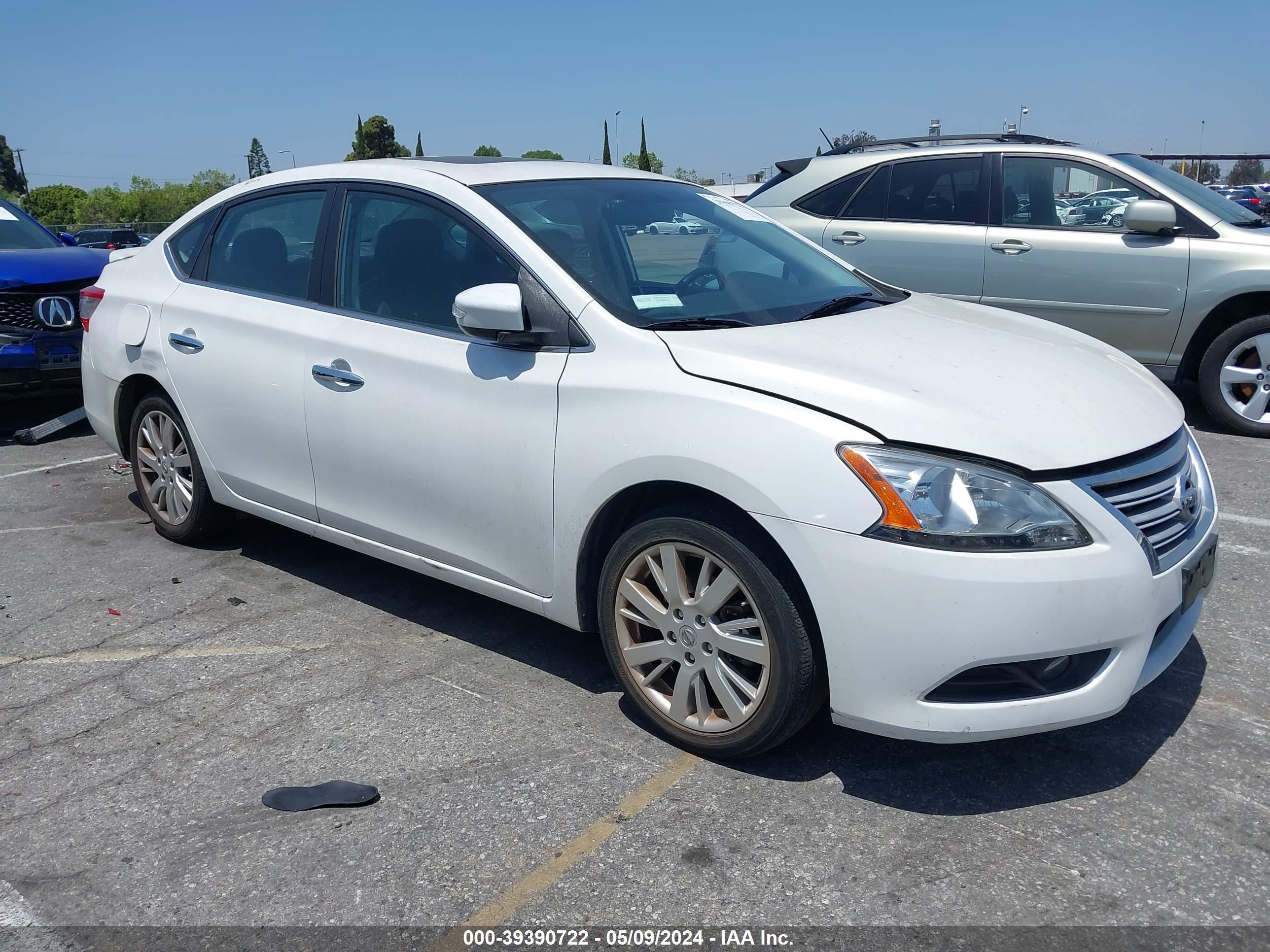 nissan sentra 2014 3n1ab7ap5el649132