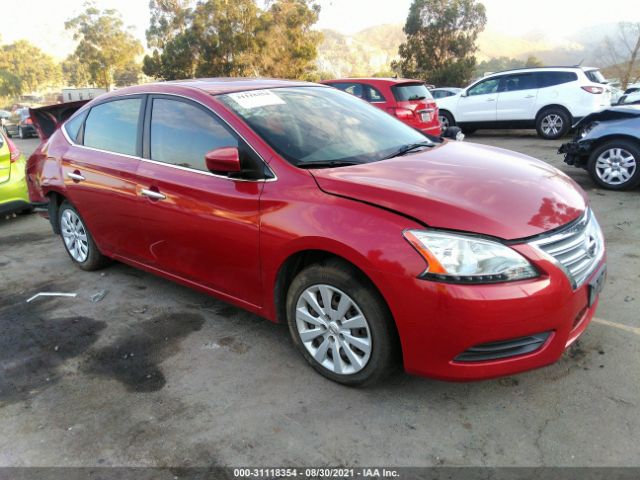 nissan sentra 2014 3n1ab7ap5el685015