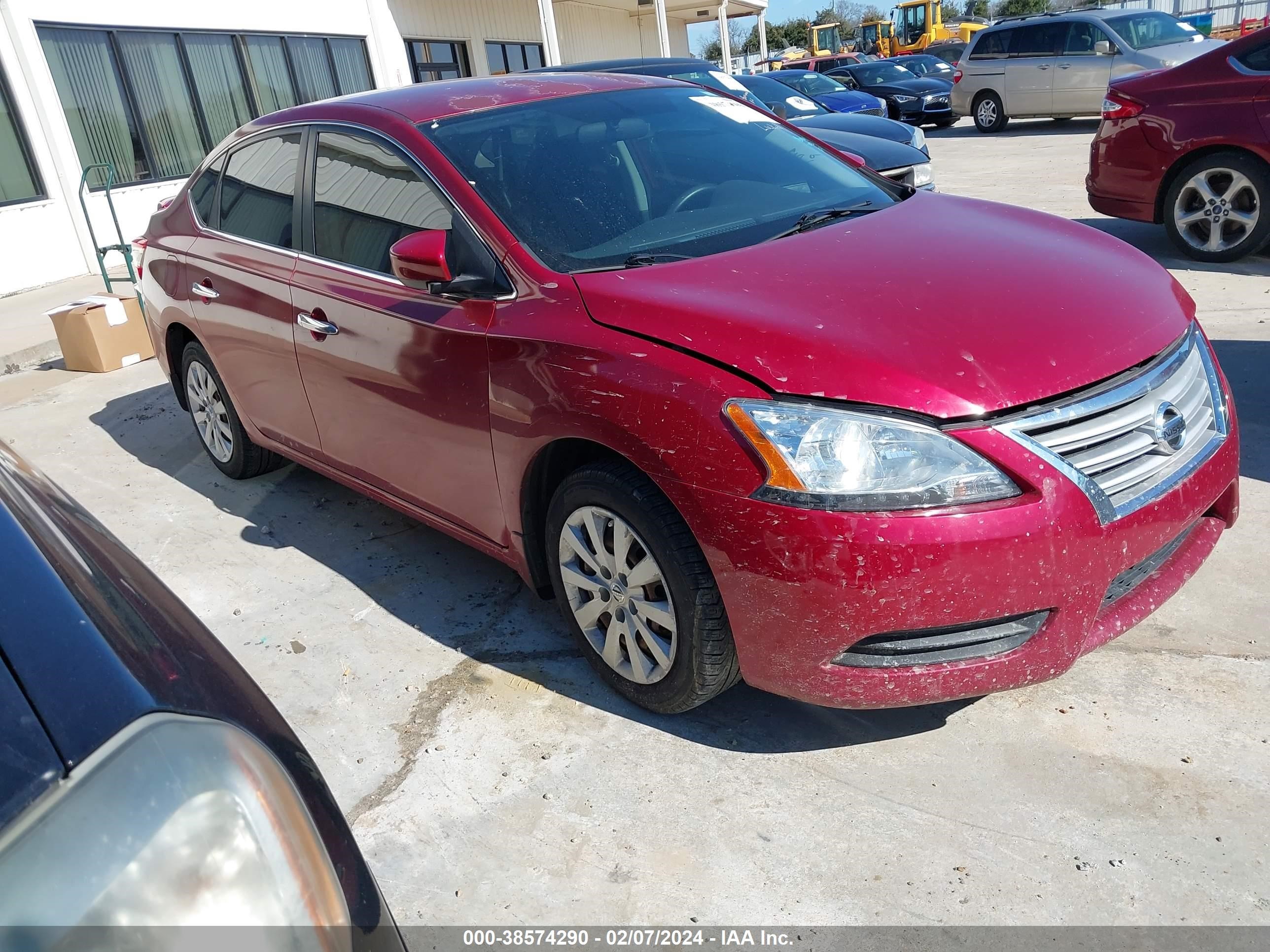 nissan sentra 2014 3n1ab7ap5ey275687