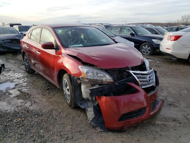 nissan sentra s 2015 3n1ab7ap5fy252167