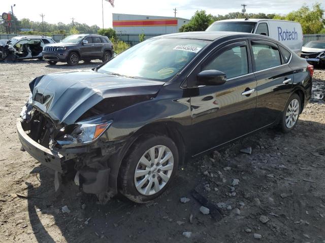 nissan sentra s 2017 3n1ab7ap5hl720138