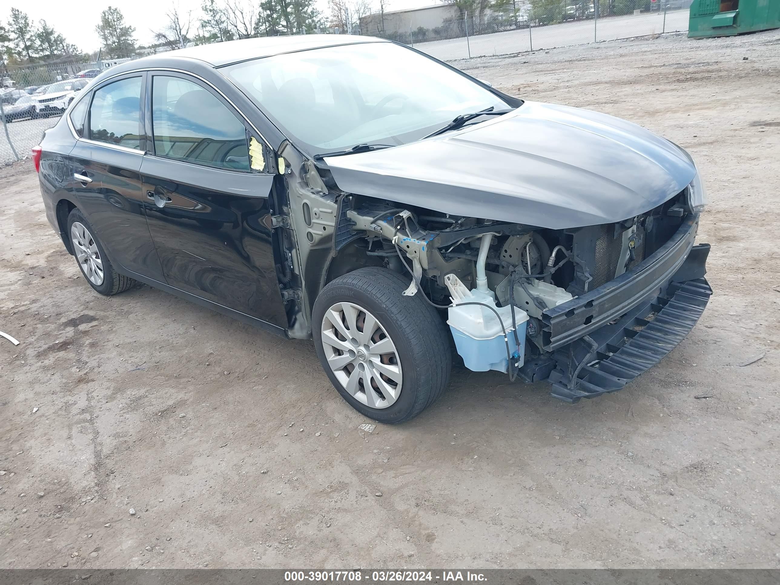 nissan sentra 2017 3n1ab7ap5hy326917