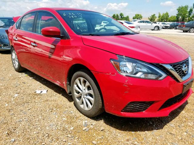 nissan sentra s 2018 3n1ab7ap5jl616903