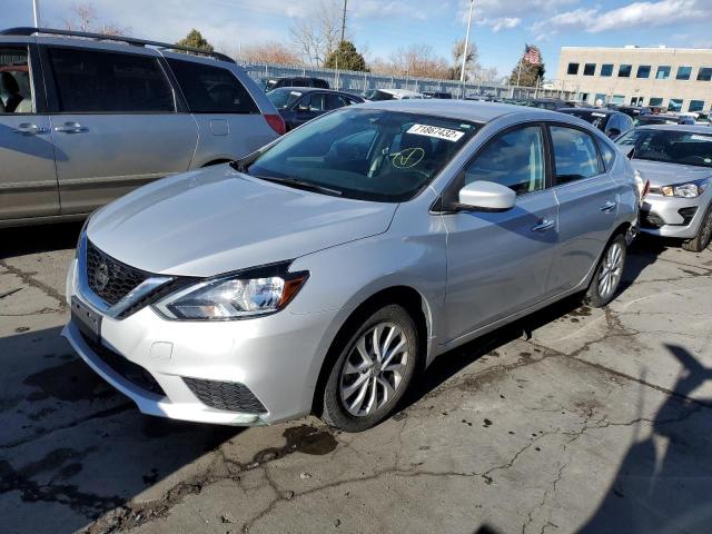 nissan sentra s 2019 3n1ab7ap5kl608107