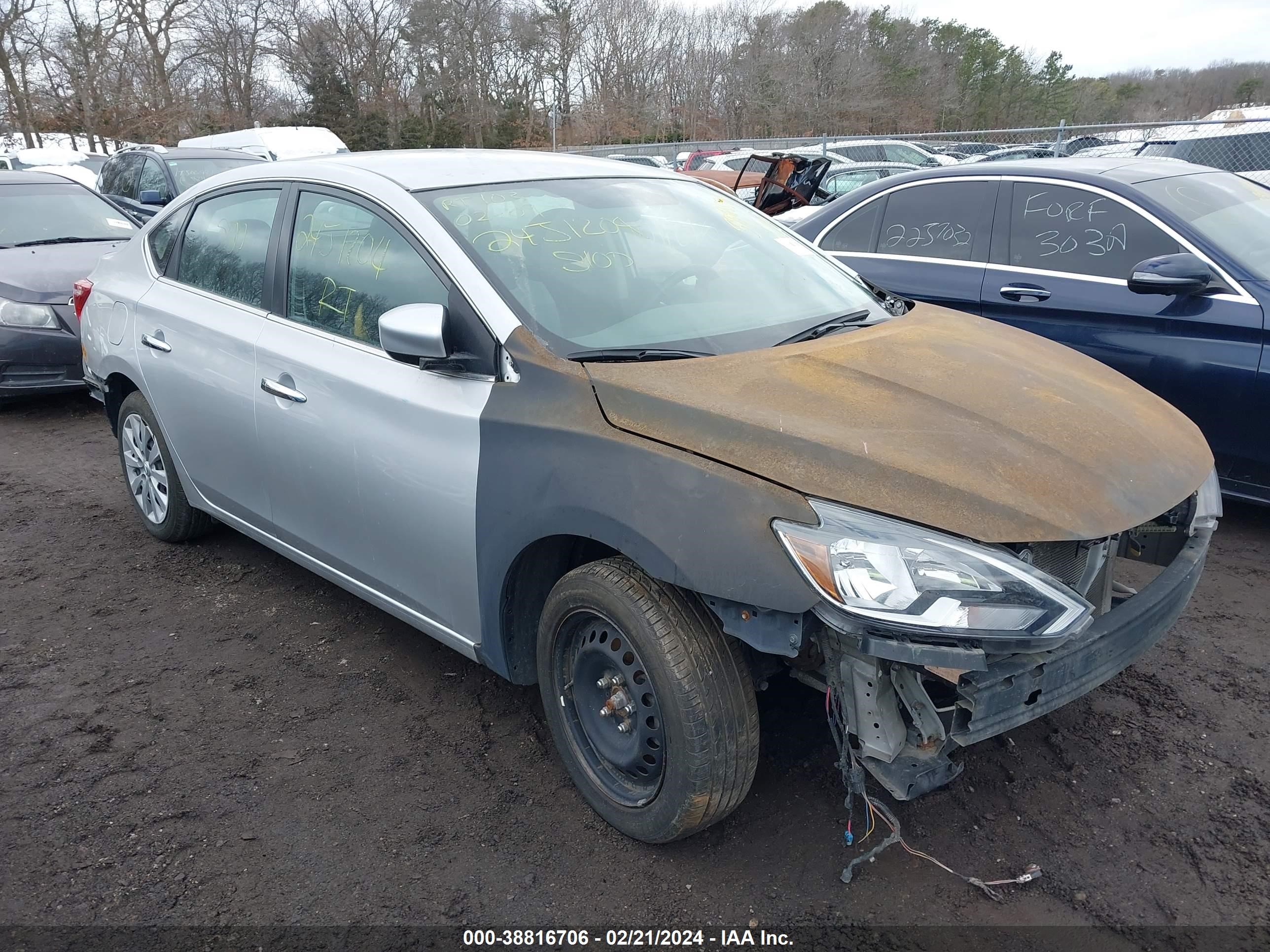 nissan sentra 2019 3n1ab7ap5ky367751