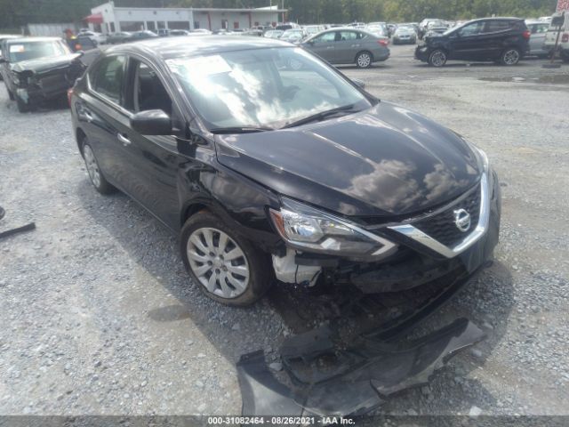 nissan sentra s 2019 3n1ab7ap5ky454663