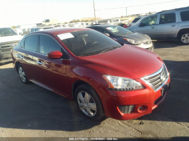 nissan sentra 2014 3n1ab7ap6el620870