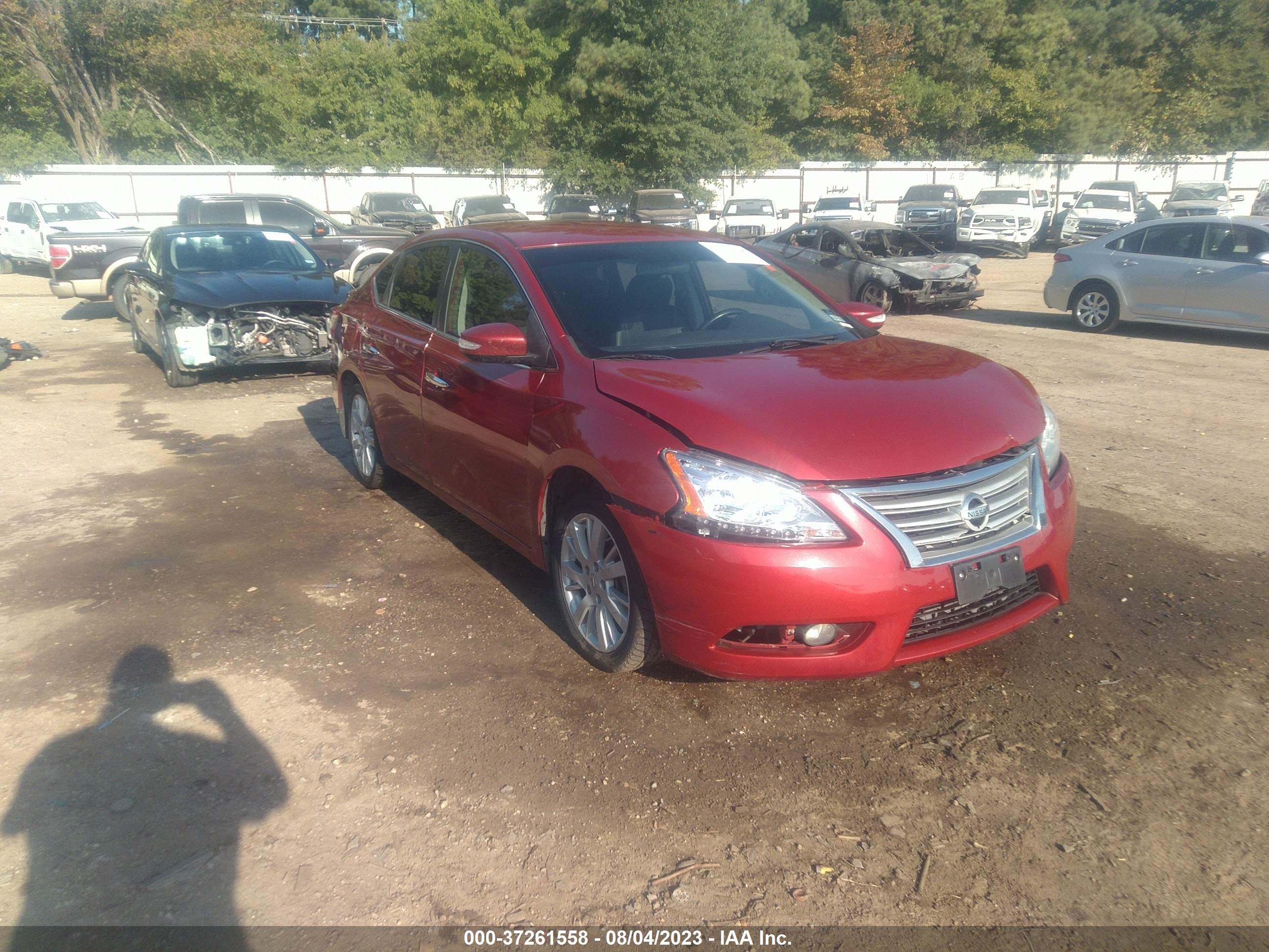 nissan sentra 2014 3n1ab7ap6el622800