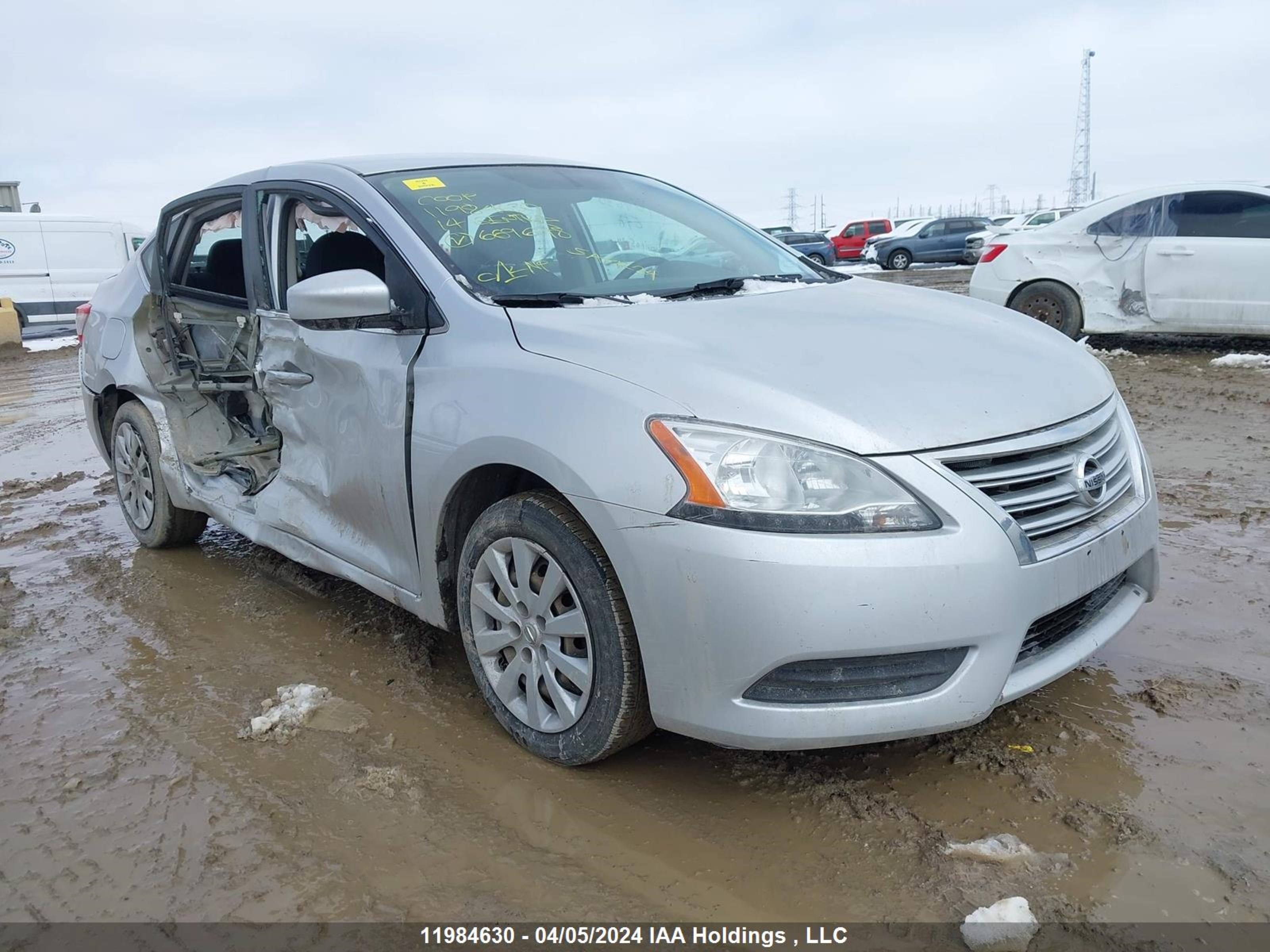 nissan sentra 2014 3n1ab7ap6el669678