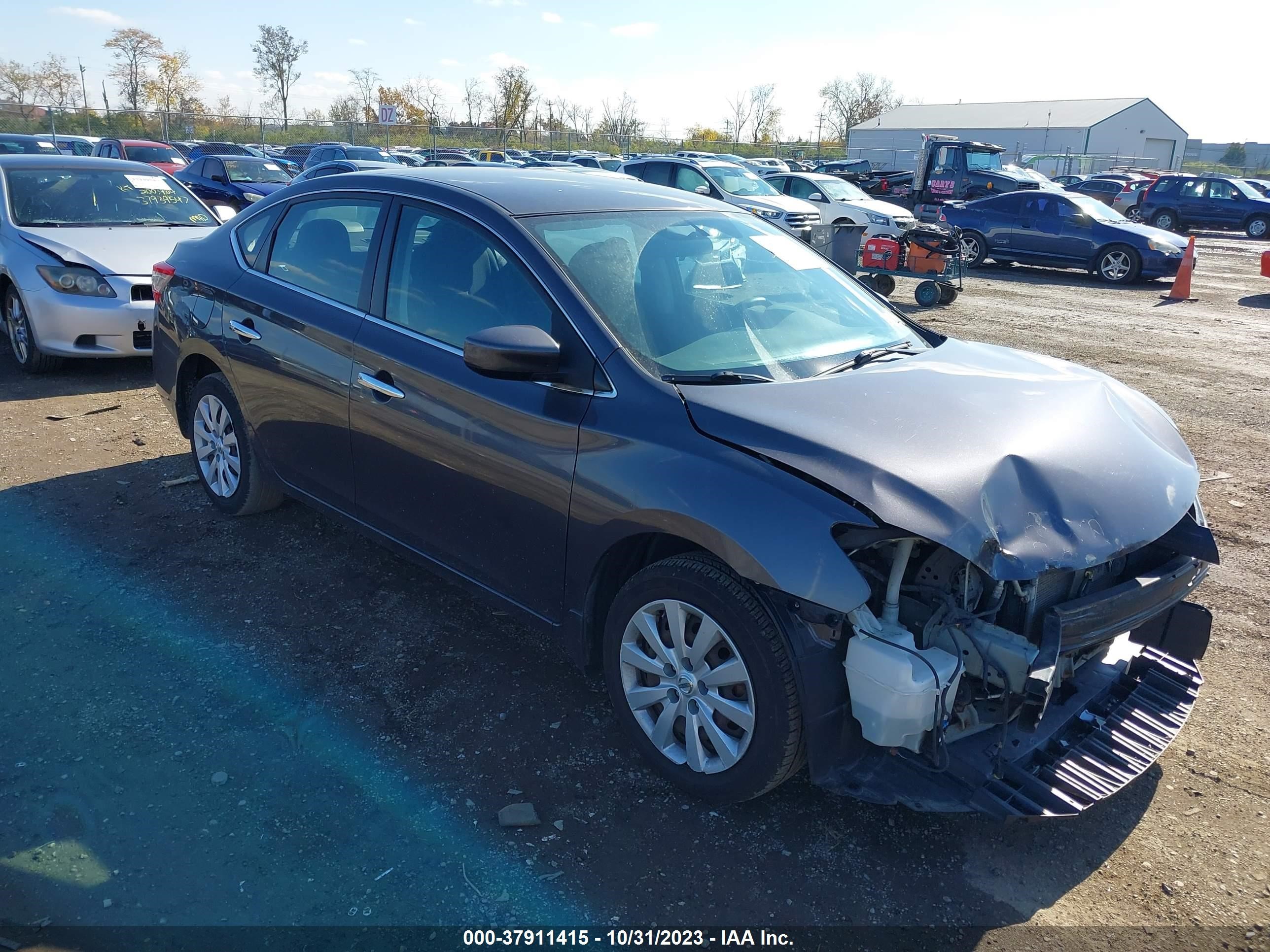 nissan sentra 2014 3n1ab7ap6el678476