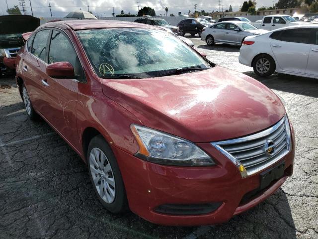 nissan sentra s 2014 3n1ab7ap6el690563