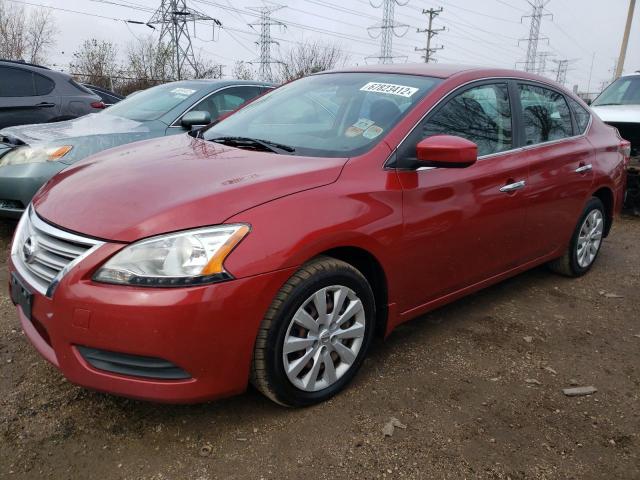 nissan sentra s 2014 3n1ab7ap6ey260194