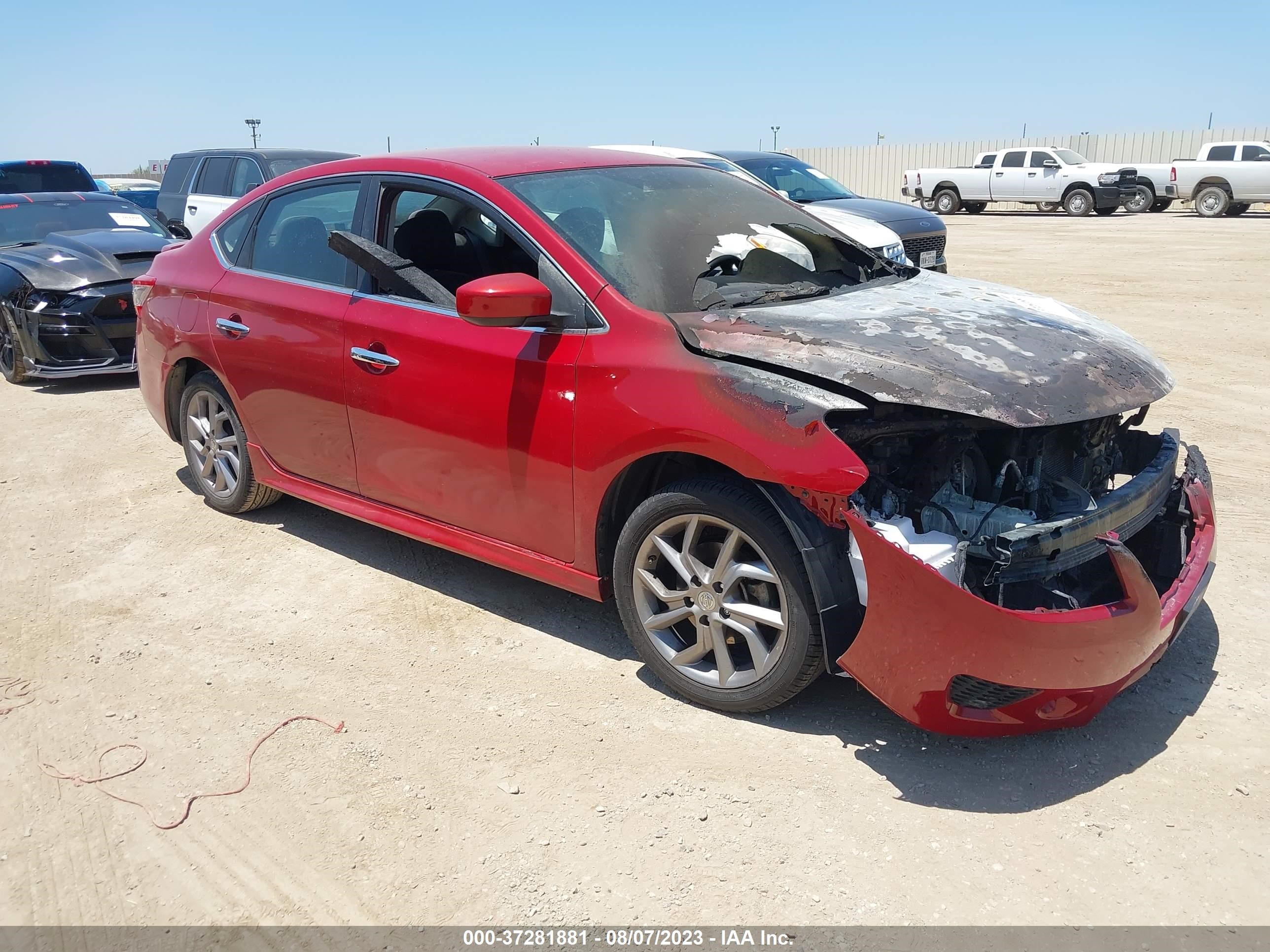 nissan sentra 2014 3n1ab7ap6ey261362