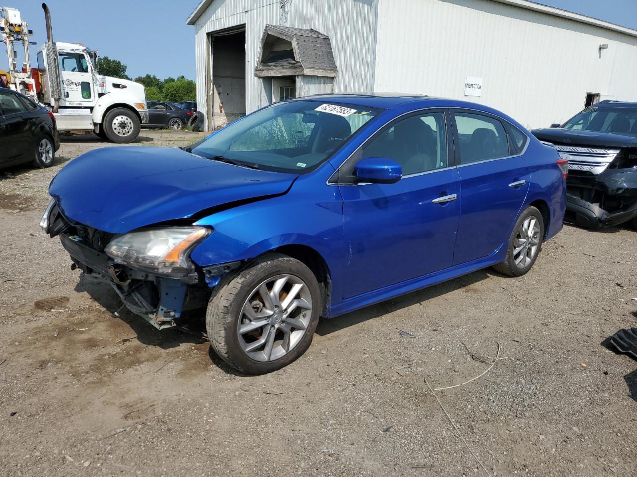 nissan sentra 2014 3n1ab7ap6ey305134