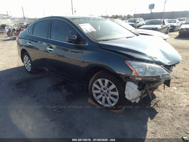 nissan sentra 2014 3n1ab7ap6ey310950