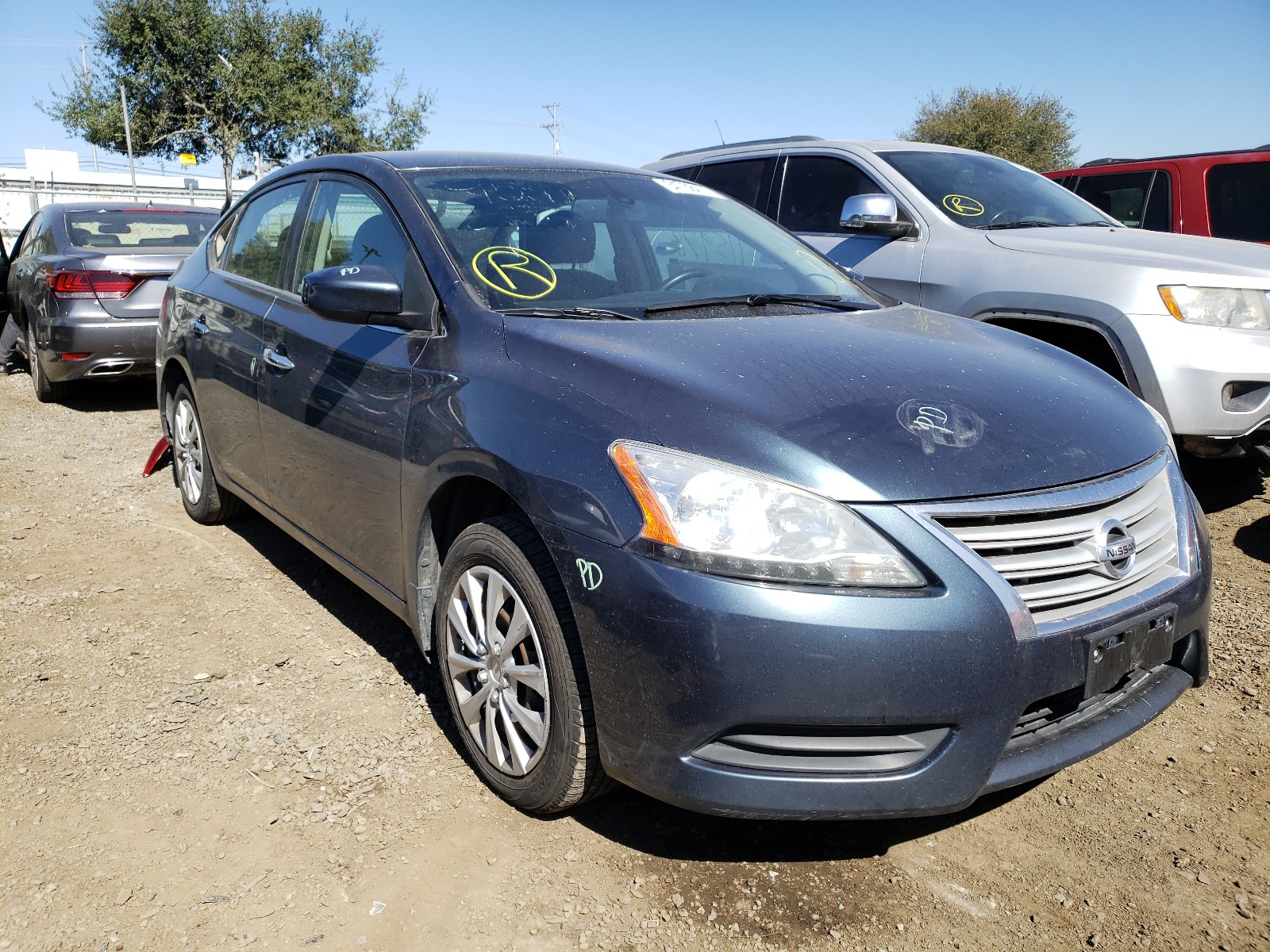 nissan sentra s 2015 3n1ab7ap6fy230565