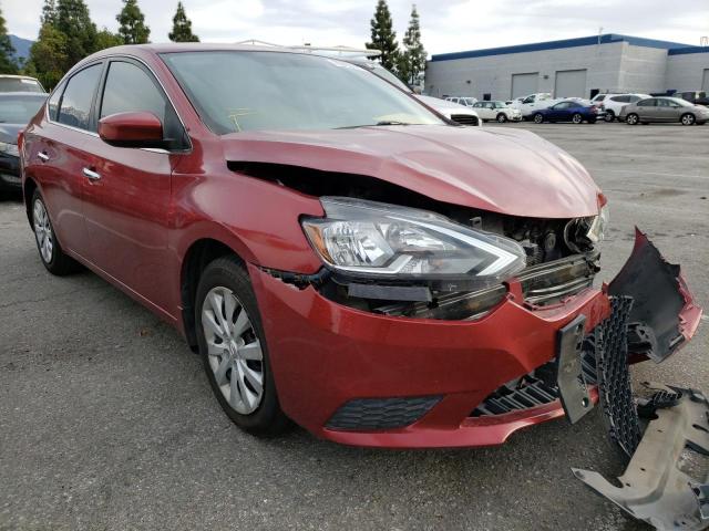 nissan sentra s 2016 3n1ab7ap6gl654052