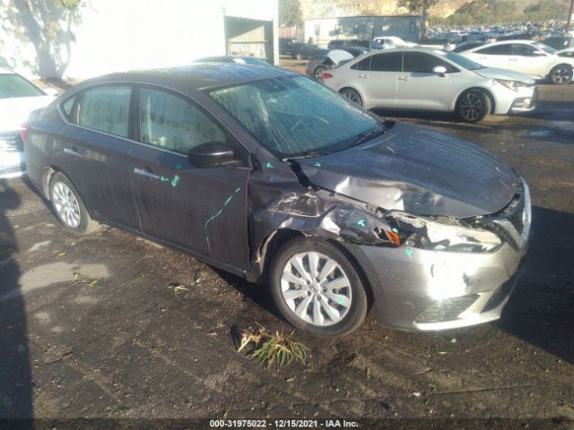 nissan sentra s 2016 3n1ab7ap6gy265110