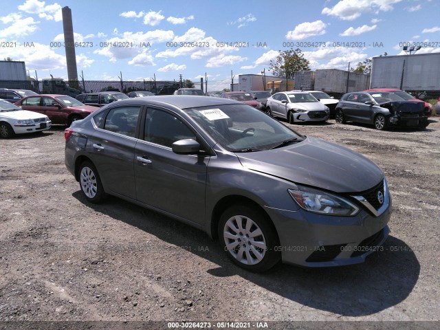 nissan sentra s 2017 3n1ab7ap6hl673900