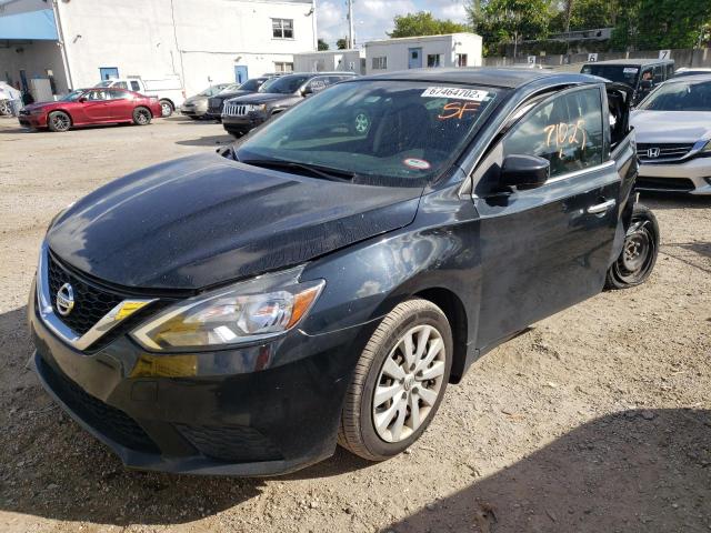 nissan sentra s 2017 3n1ab7ap6hy247949