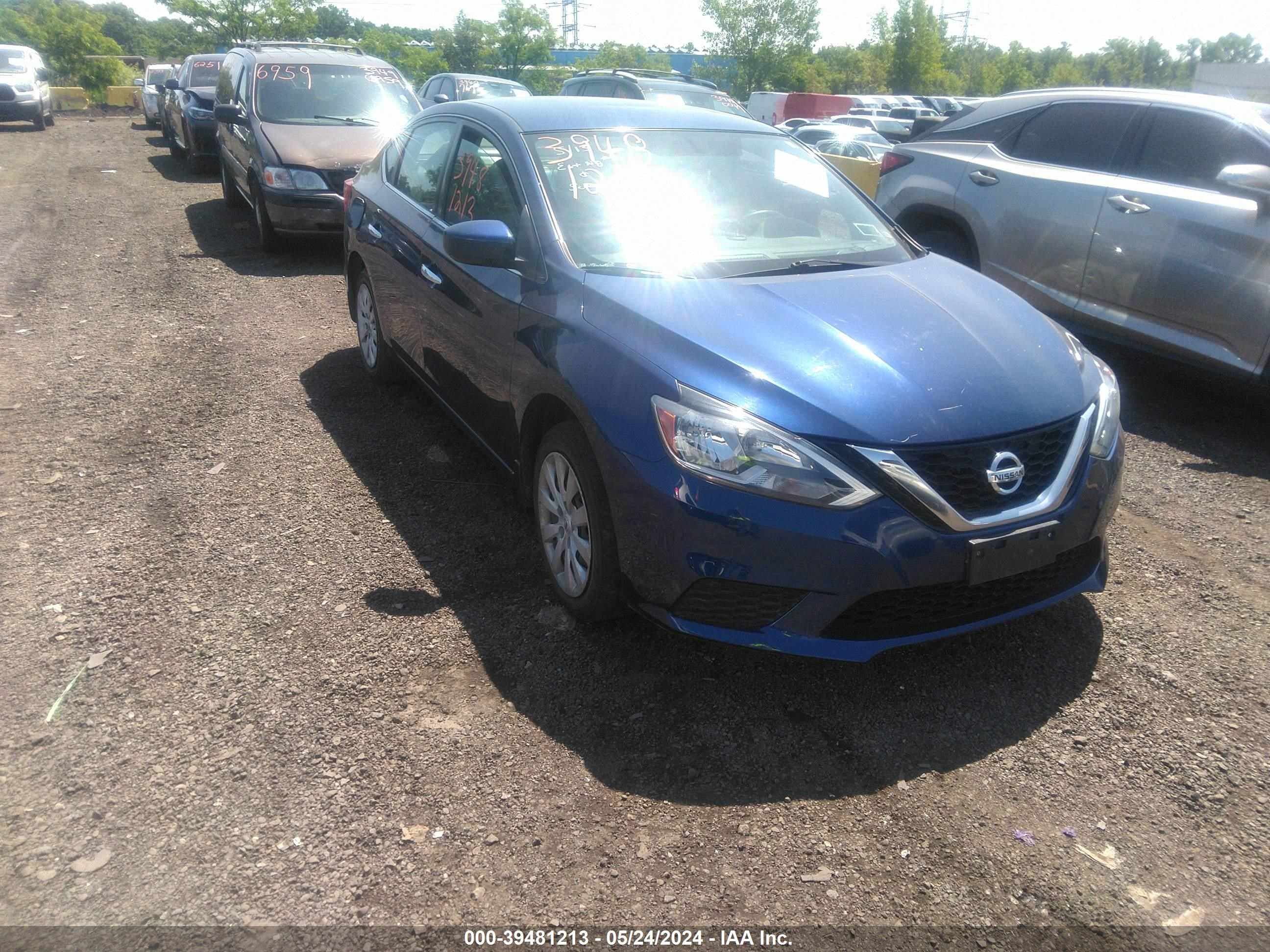 nissan sentra 2017 3n1ab7ap6hy324397