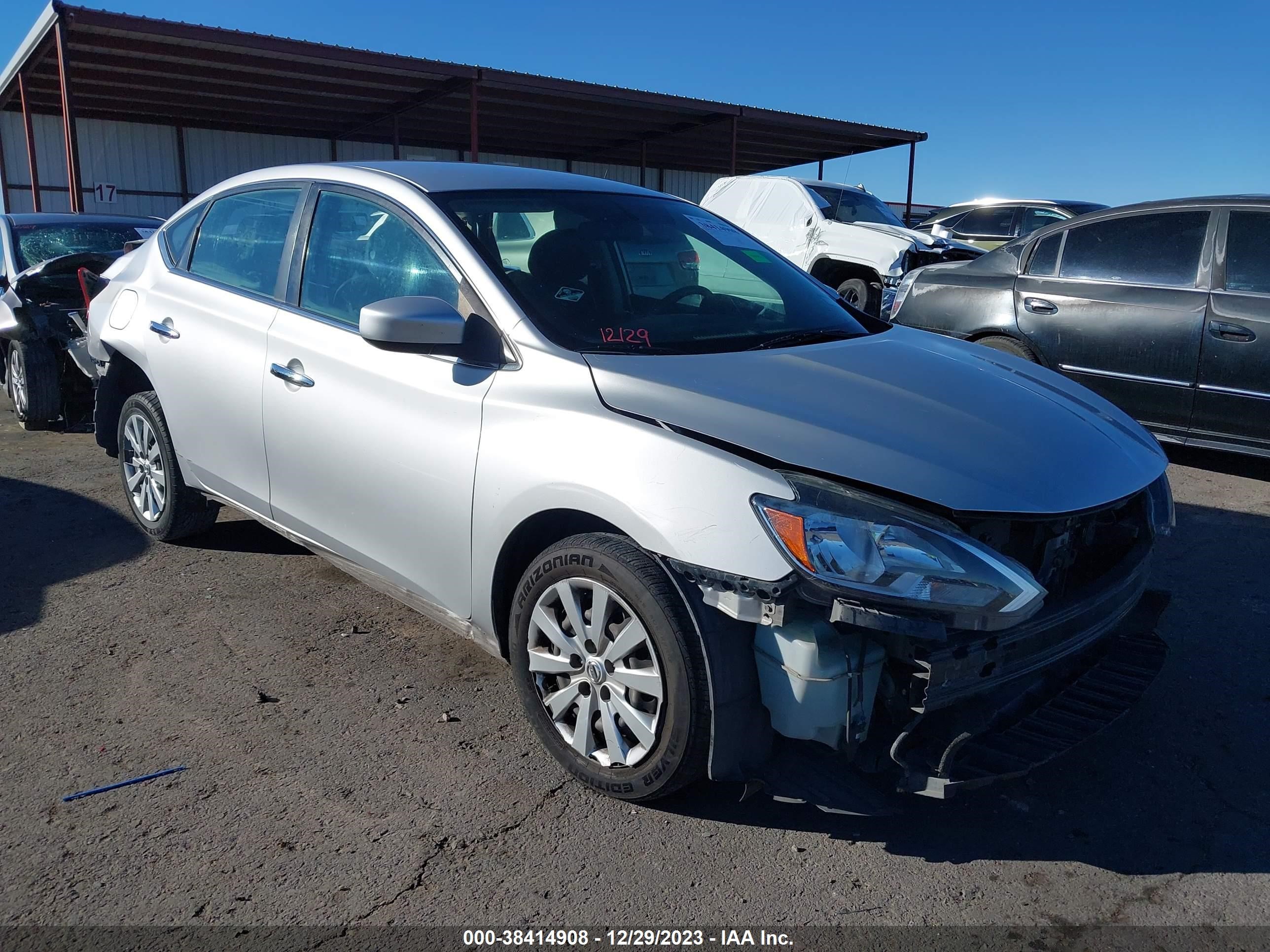 nissan sentra 2017 3n1ab7ap6hy325422