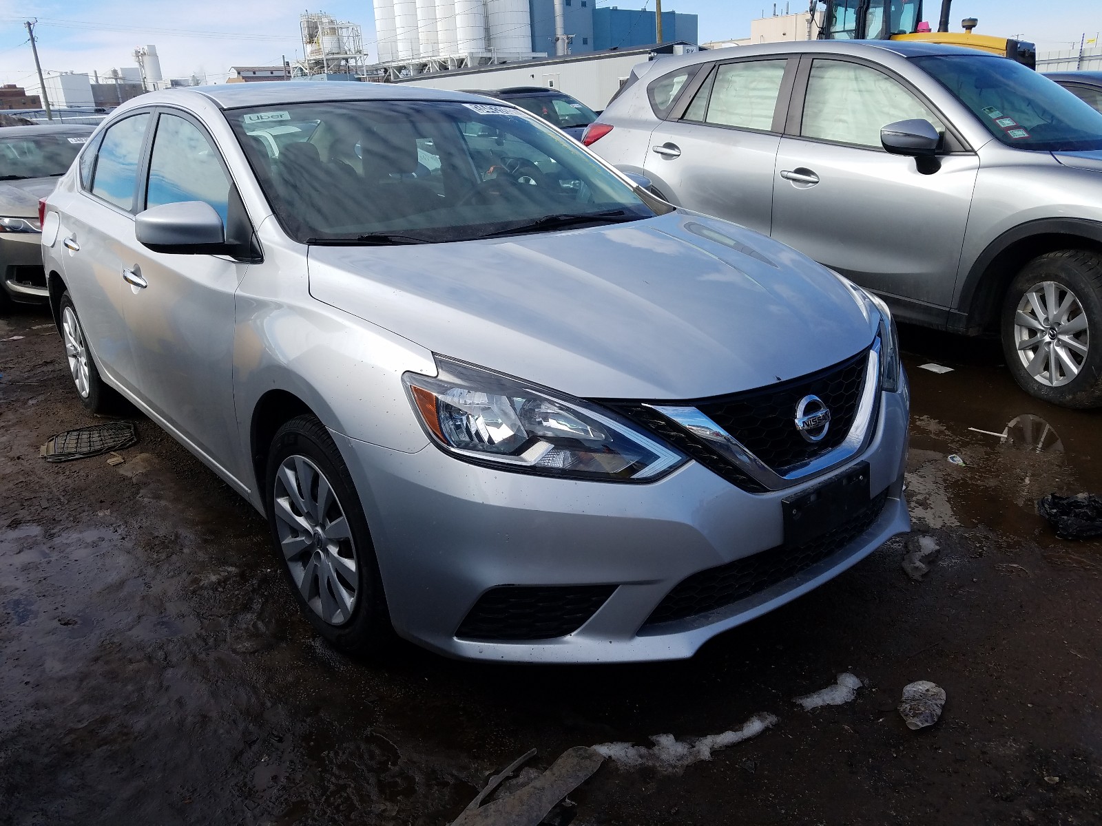 nissan sentra s 2017 3n1ab7ap6hy326750