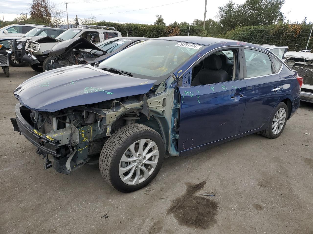 nissan sentra 2019 3n1ab7ap6kl613364