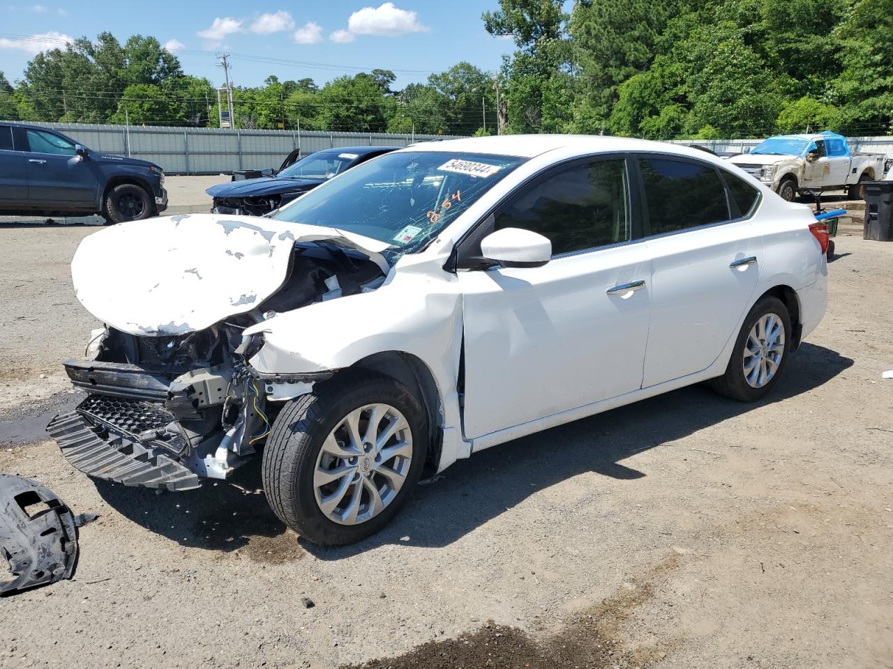 nissan sentra 2019 3n1ab7ap6ky227188